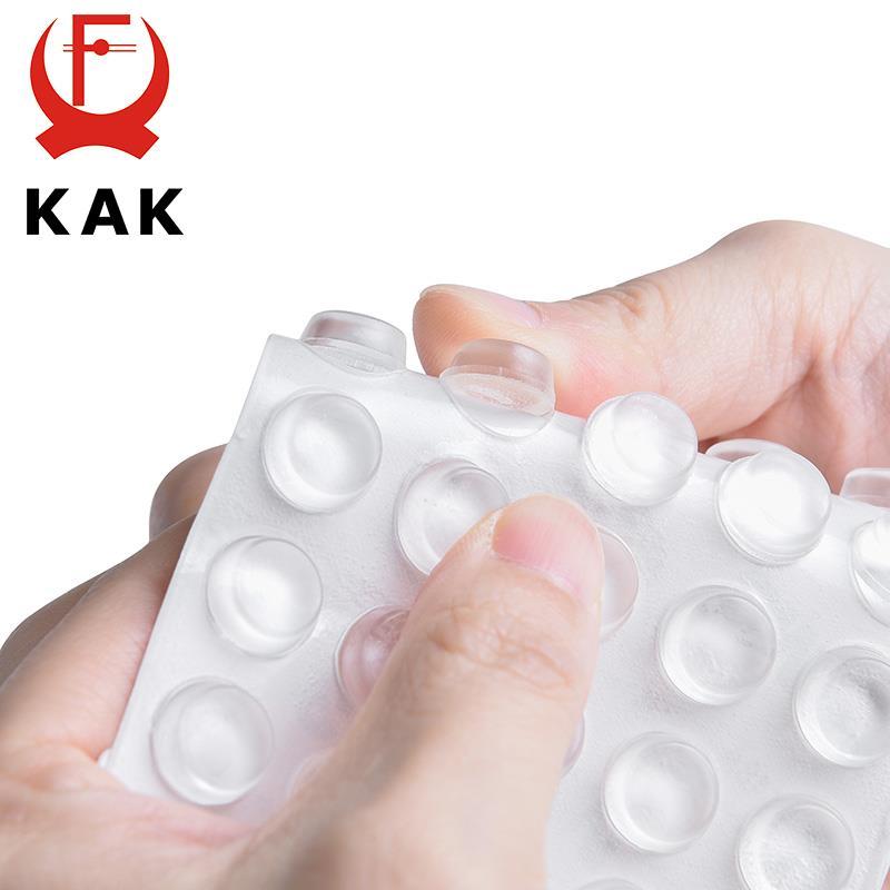 KAK 30-80PCS Self Adhesive Silicone Furniture Pads Cabinet B