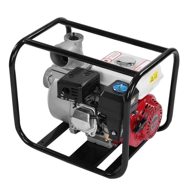 3in Petrol Gasoline Water Transfer Pump 6.5HP 8m Garden Irr