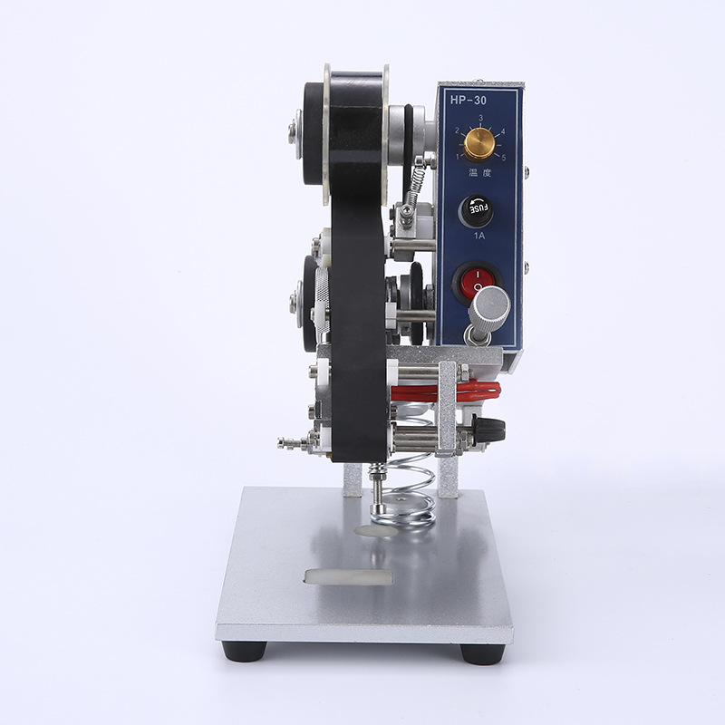 三鹰HP-30 电动色带打码机 现货可印日期小型自动打码机印码机器