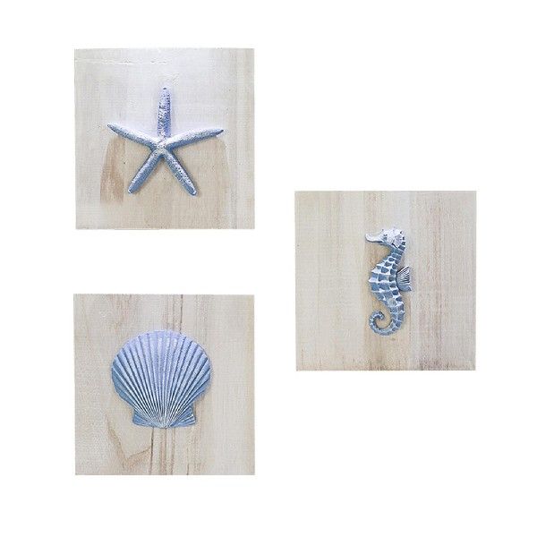 Nautical Wood Plaque Signs Theme Beach Hanging Tropical