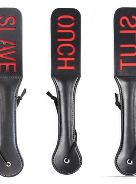 Multiple style leather whip beat Spanking Paddle Slave Spank