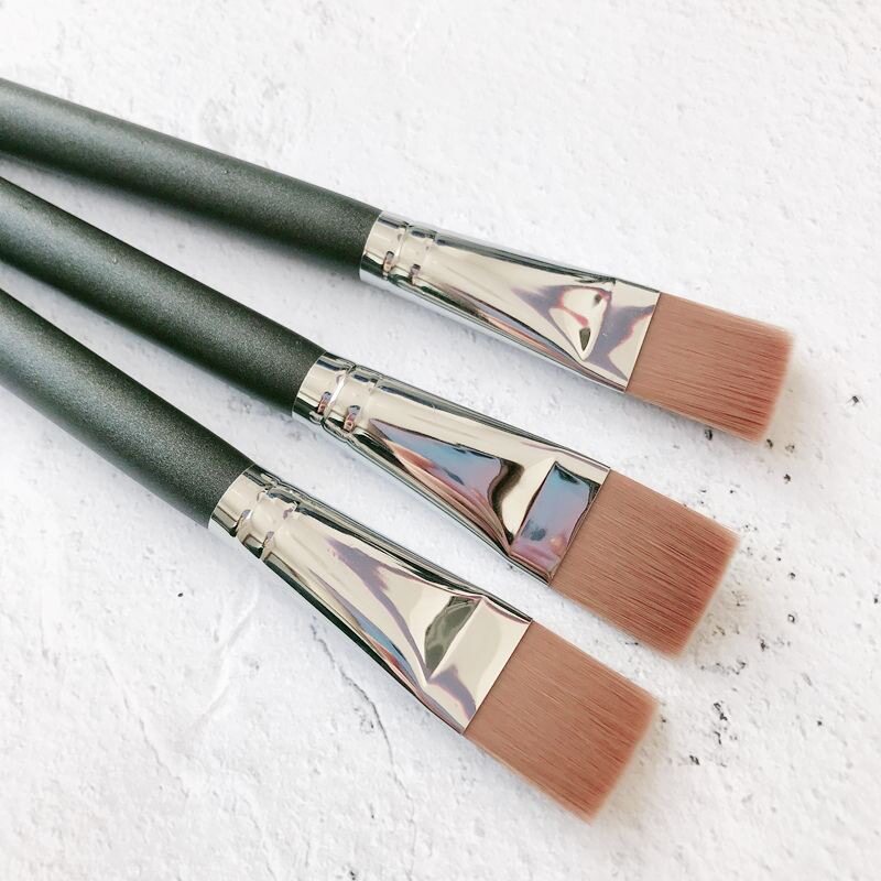 191平头粉底刷 面膜刷粉底液刷bb霜隔离霜膏状刷底妆刷弹性化妆刷