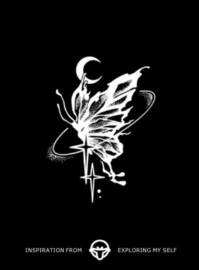 再变@become 蝶舞 草本个性小清新蝴蝶女防水持久纹身贴