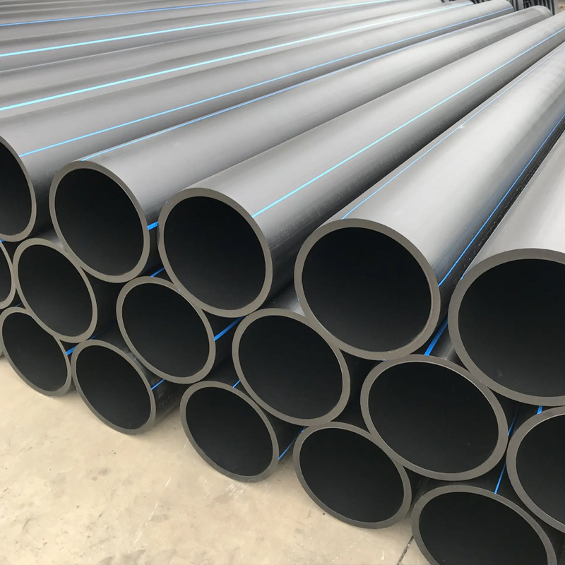 PE给水管外径90自来水管热熔顶管室外农用灌溉管HDPE大口径给水管