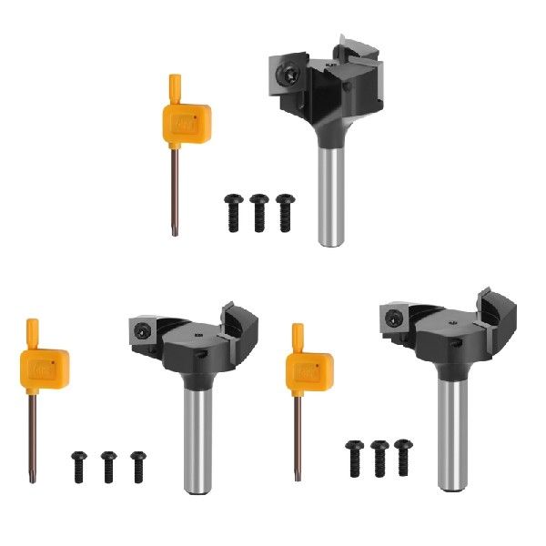 8/12/12.7mm Shank Surfacing Router Bit Insert-Style