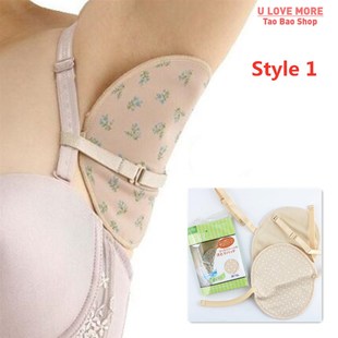 Pad Washable Reusable 2pcs Armpit Sweat Deodorant Underarm
