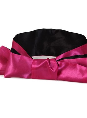 Soft Blindfold Satin Ribbon Bandage On Eyes Comfortable Sle