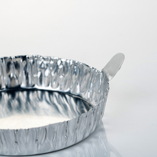 铝箔称量皿带手柄铝制称量盘秤量船一次性粉末液体称量盘大中小号