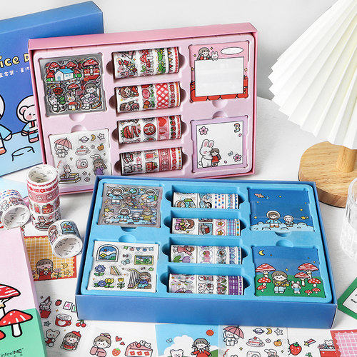 极速sticker cute卡通贴纸装饰礼盒 esthetic paper tapes sticks