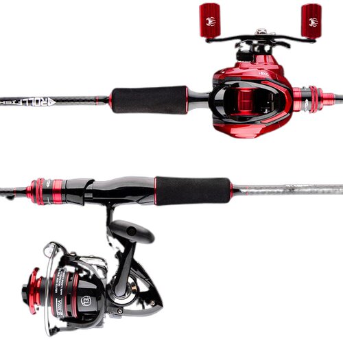 极速Catch.u Bass Fishing Rod Carbon Fiber Spinning/Casting F
