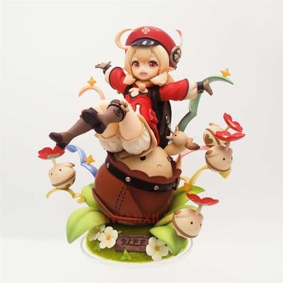 极速17cm Genshin Impact Klee Hibana Knight Anime Figure Gens