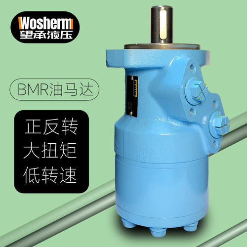 极速摆线液压马达BMR/BM2-50 100 125 160 250 400高低速大扭矩油