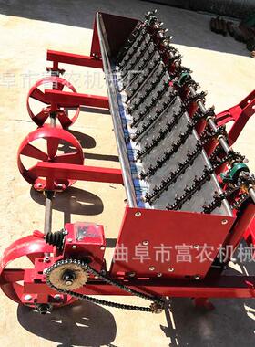 四轮车带8行10行大蒜播种机高效省人工三点悬挂新款种蒜机