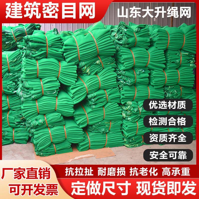 阻燃密目网建筑工地外架施工防护网脚手架防坠落网国标阻燃安全网