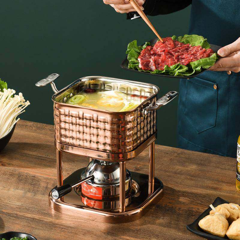 意创加厚304不锈钢单人小火锅一人一锅电磁炉专用商用充气火锅,鲜花速递/花卉仿真/绿植园艺,割草机/草坪机,淘宝优惠券,粉丝福利购,淘宝优惠卷