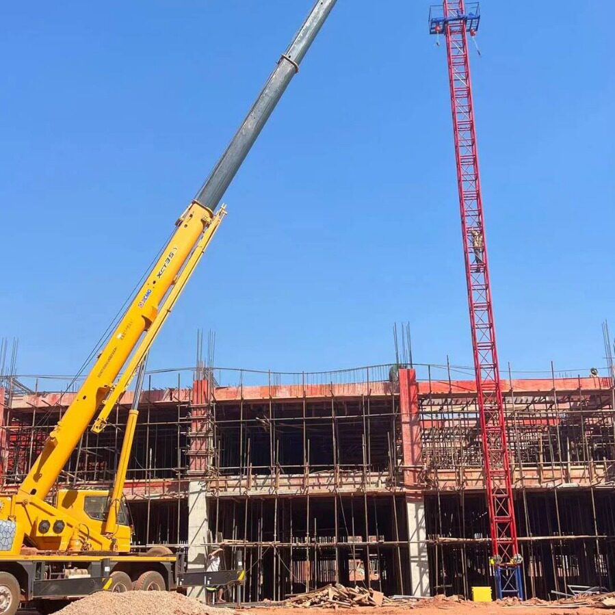 2024建筑施工龙门架升降吊篮物料提升机 电动施工升降机厂家