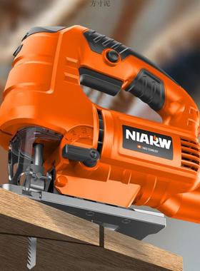 奈尔汇电动曲线锯小型多功能木工电锯家用拉花锯线锯木工工具外贸