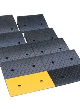 橡胶路沿坡路500*200*50厚斜坡阶梯垫梯台阶坡交通设施减速带