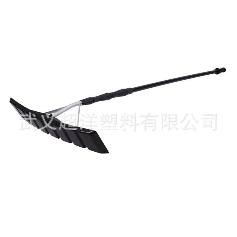 屋顶用可伸缩长手柄雪耙雪刮塑料雪铲可延长可调节雪刮器