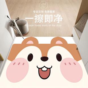 地垫入户门进门地毯门口家用门垫防滑客厅轻奢高级玄关脚垫可裁剪