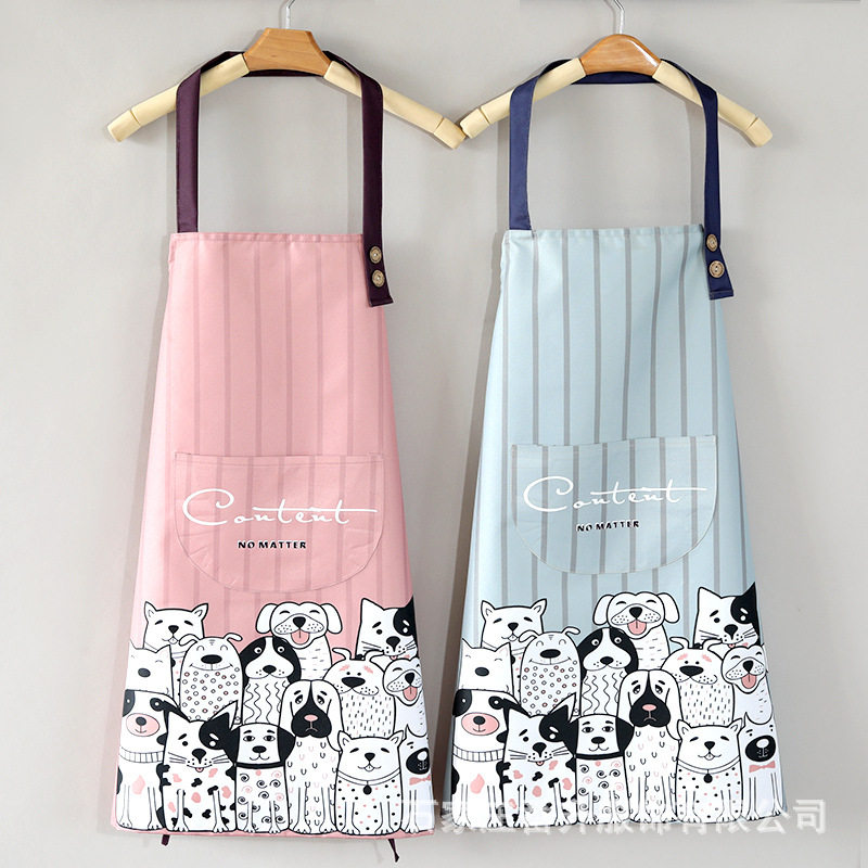 围裙厨房家用防水防油女时尚做饭家务工作服网红大人围腰帆布可爱,家庭/个人清洁工具,围裙套装,淘宝优惠券,粉丝福利购,淘宝优惠卷