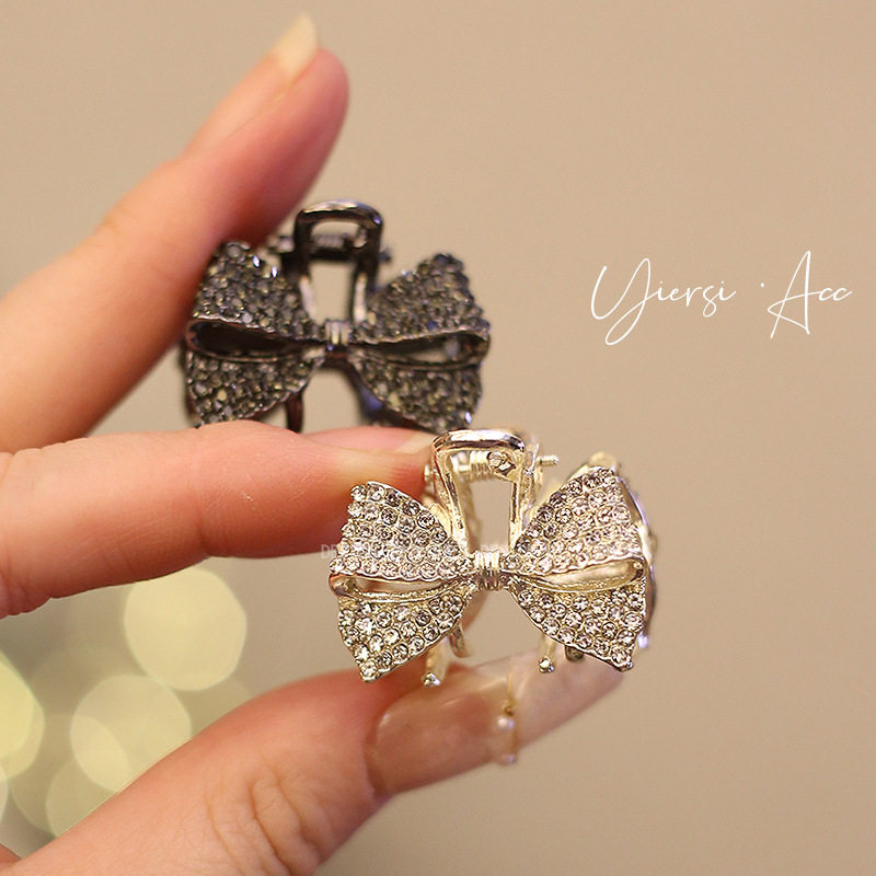 少女水钻蝴蝶结小抓夹刘海发夹复古公主夹子头饰女小号碎发夹,饰品/流行首饰/时尚饰品新,民族风发饰,淘宝优惠券,粉丝福利购,淘宝优惠卷