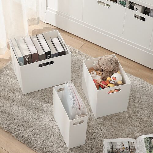 图书馆书架方形直角收纳盒厨房橱柜家用杂物O零食玩具收纳箱储物