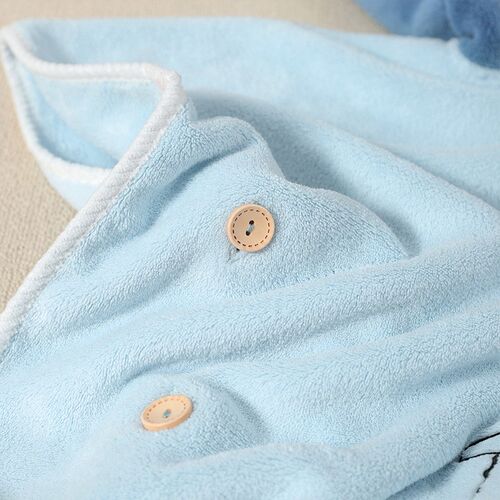 玉颜披风斗篷儿童连帽浴袍洗澡吸水浴H巾男女童浴袍不掉毛浴巾