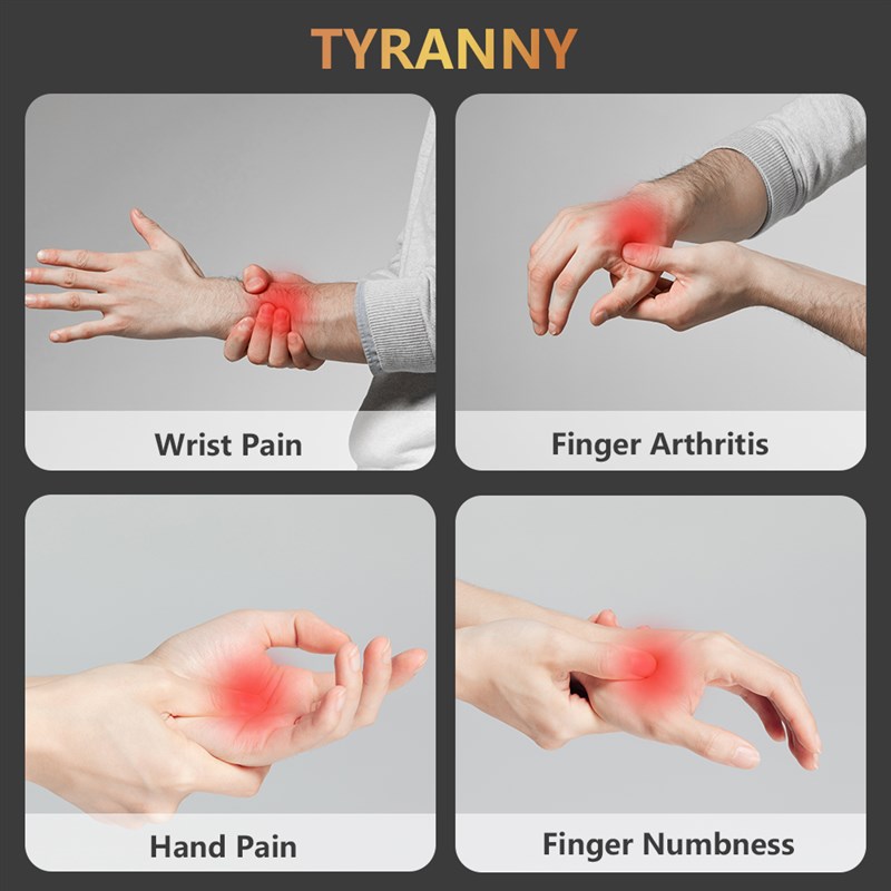 New Hand Massager Electric Shiatsu Hand Massager Heating Air