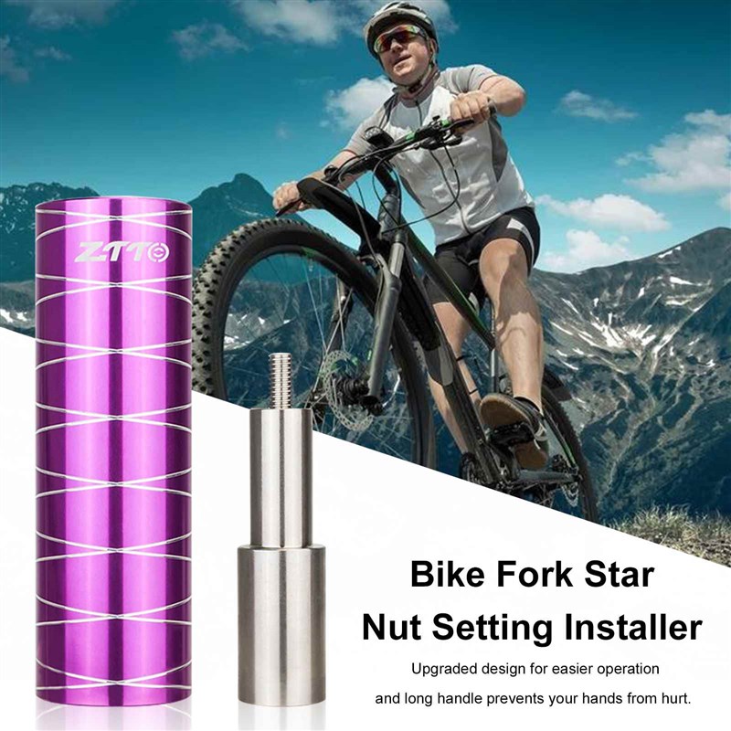 Bike Fork Star Nut Setting Installer Accessory For Mountain