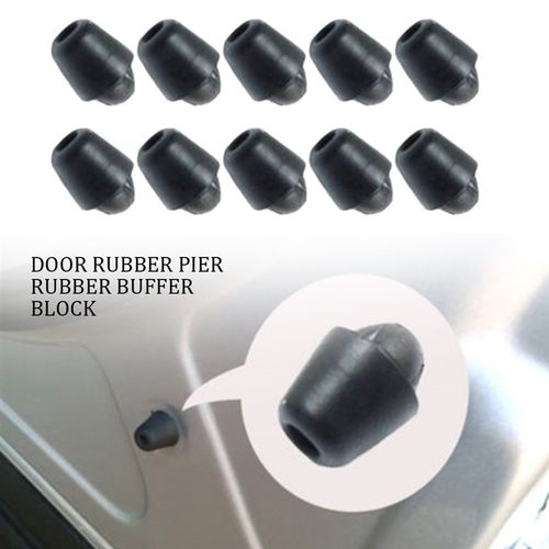 10 Pcs/set Black Rubber Car Bumper Door Overslam For Hyundai