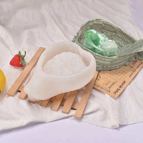 极速Tempat Penyimpanan Stensil Silikon Sayap Bulu Cetakan