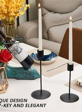 Candle Holder Metal Candlesticks for Taper Candles Table