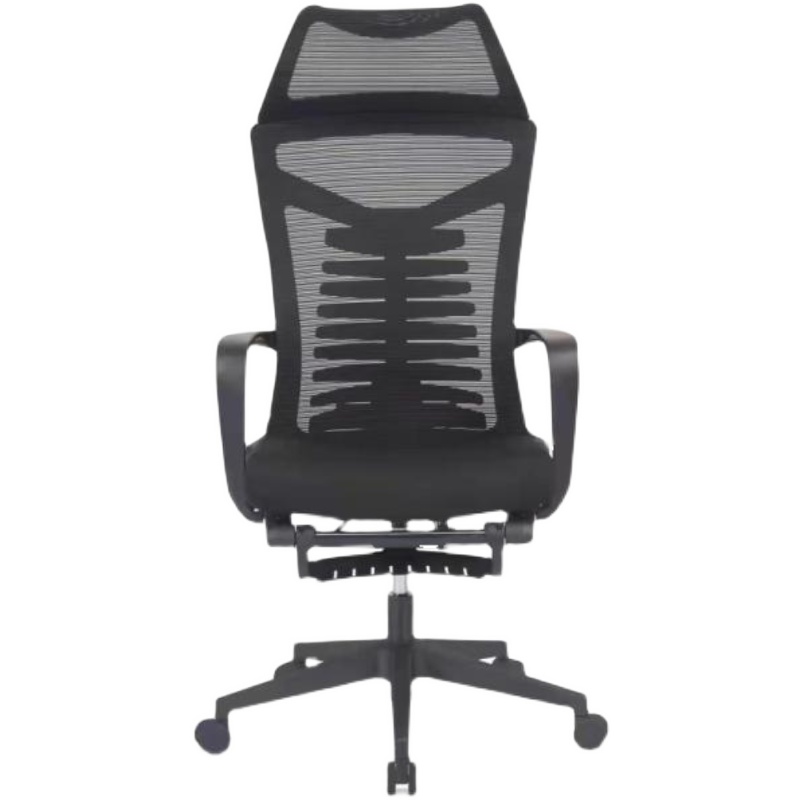 人体工学椅可躺平躺升降搁脚椅转椅职员椅网布椅办公室午休椅扶手