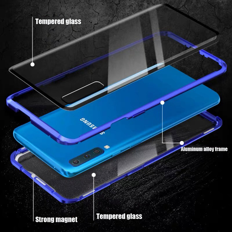 Magnetic Metal Case  Samsung Galaxy Note 10 Pro 8 9 S10 S9 S