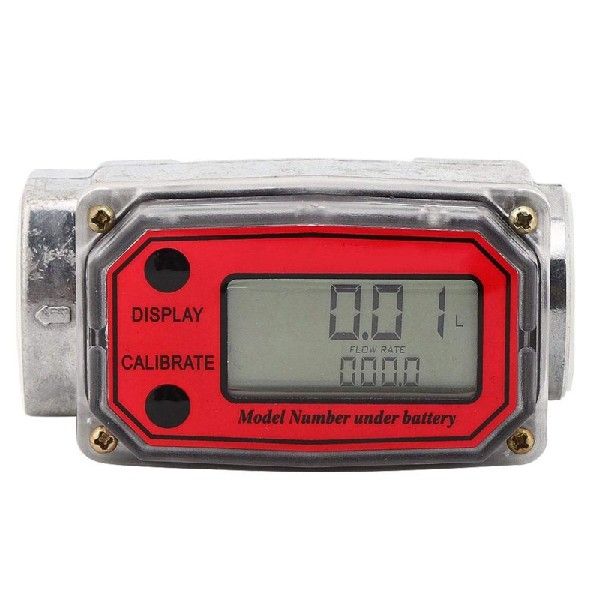 Turbine Flow Meter Digital Fuel Flowmeter 1-inch Flow Meter