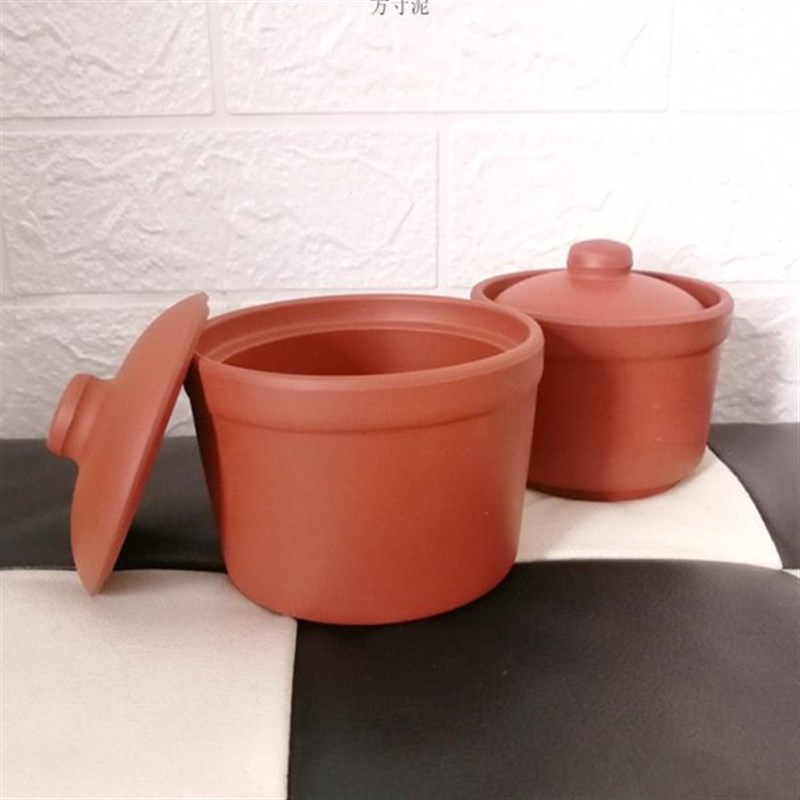 紫砂炖盅汤盅陶瓷蒸蛋碗带盖小炖罐隔水盅燕窝P盅沙县补品瓦罐商