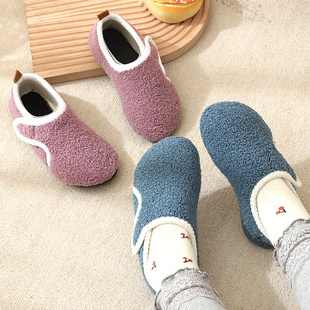 地板袜儿童加绒加厚冬季 宝宝防滑隔凉袜套男童女童室内保暖棉拖鞋