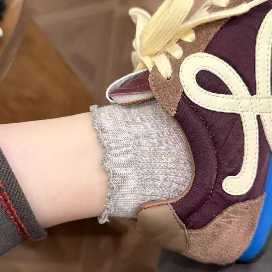 简约纯色短袜女秋季抗菌日系灰色短袜