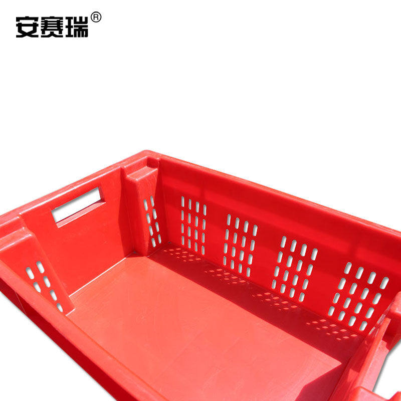半镂塑料错位筐605400205mm反转错位套叠周转箱蔬果生