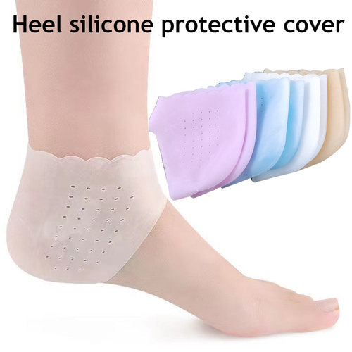 2Pcs New Silicone Feet Care Socks Moisturizing Gel Heel Thin