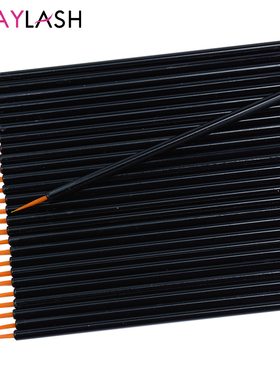 好货OKAYLASH 50pcs/lot Black Handle Reusable Gel Liner Nail