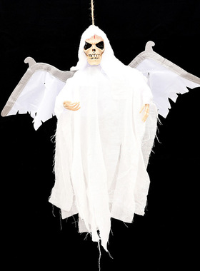 Halloween Ghost Hanging Voice Control Ghost Eyes Wings Movin