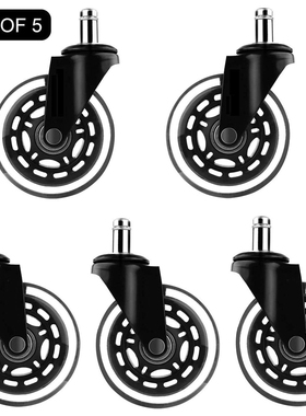 5 PCS Wheels for Office Chairs Swivel Casters Silent Caster