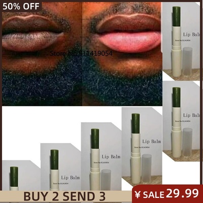好货African Natural Green Plant Remove Dark Lips Treatment b