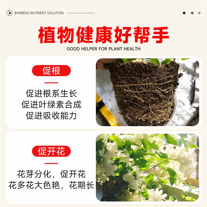 茉莉花肥料专用肥酸性家用养花盆栽茉莉栀子花免稀释营养液通用型