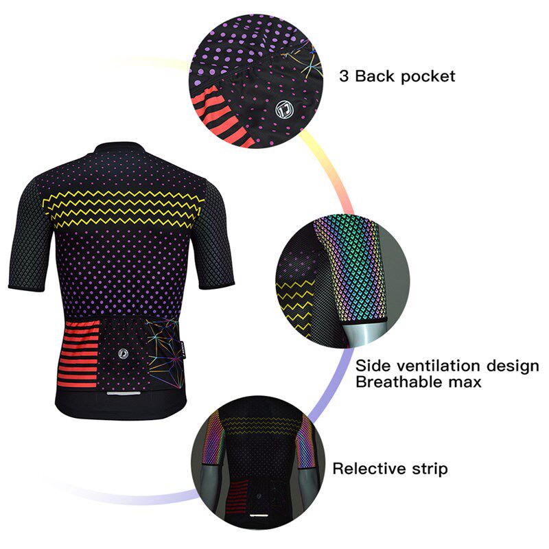DAREVIE Pro Cycling Jersey Summer Reflective Men Cycling Jer