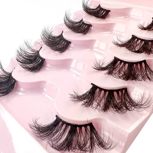 好货5 Pairs Half False Eyelashes Long Thick Fake Eye Lashes