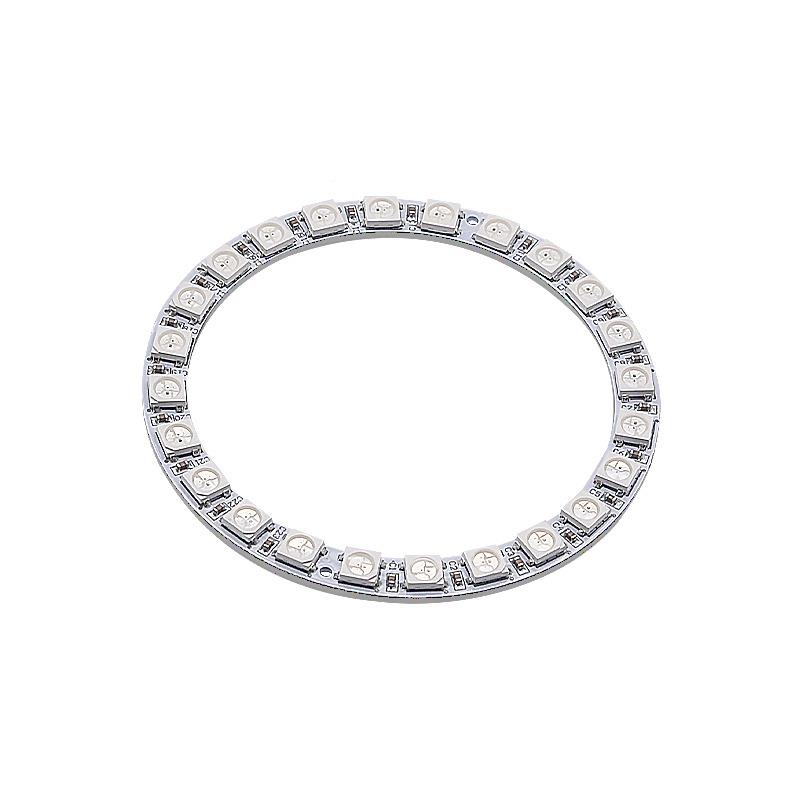 看议价224位WS281 5050RGB内置LE全彩驱D动圆环形彩灯模块 适用ar