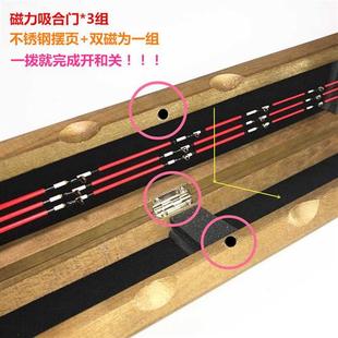 原木漂盒筏钓竿稍盒杆梢管收纳盒伐钓稍筒杆稍包实木漂箱中国新品